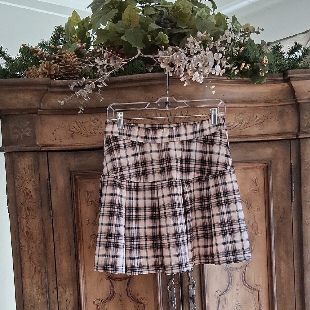 Plaid Mini Skirt